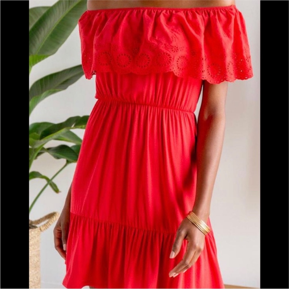 Off the shoulder dress